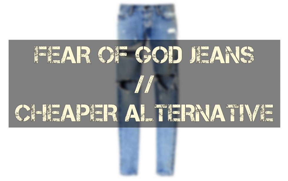 Fear of hot sale god jeans alternative